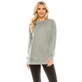 thumbnail image 5 of Haute Edition Women's Colorblock and Solid Spring Crewneck Raglan Tee With Plus, 5 of 5