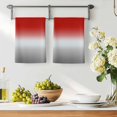 thumbnail image 2 of Red Gray Ombre Microfiber Kitchen Towel, Modern Gradient Abstract Art Soft Absorbent Dish Towels, Quick Drying Washable Dishcloths for Kitchen Cleaning, Drying Dishes, 18x28 Inches, 2 of 9