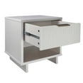 thumbnail image 5 of Manhattan Comfort Granville Engineered Wood Nightstand 1.0 in White, 5 of 11