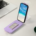 thumbnail image 6 of TECH CIRCLE For iPhone 7 /iPhone 8 /iPhone SE Wallet Case with Card Holder,PU Leather Flip Kickstand Magnetic Clasp Durable Shockproof Protective Phone Case for Apple iPhone 7 8 SE 2022 4.7",Purple, 6 of 6