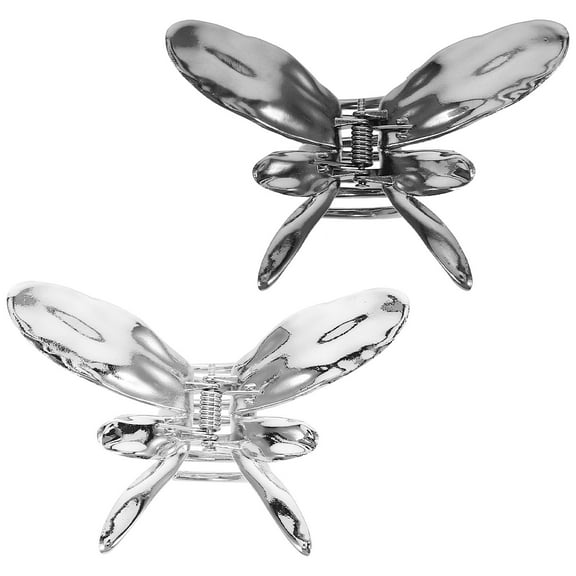 ELAYARD 2pcs Hair Styling Clips Metal Hair Claws for Women Various Occasions
