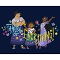 thumbnail image 2 of Boy's Encanto Family is Everything Sisters Graphic Tee Navy Blue Large, 2 of 4