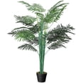 thumbnail image 1 of Outsunny Palmier Tropical Artificiel de 5 Pi Plante Factice avec Feuilles Réalistes, 1 of 10