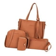 thumbnail image 2 of Bolso casual impermeable Sunnimix 4 piezas marrón, 2 of 8