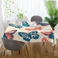 thumbnail image 3 of Yayeee Tablecloths 60" x 90" Rectangle Wrinkle Resistant Party Table Cover, Green Butterflies, 3 of 8