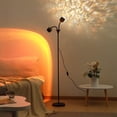 thumbnail image 3 of Keyinest Double-Head RGB Floor Lamp, Modern 360° Rotating Wave Projection Ambient Light with Remote Control for Living Room, Bedroom and Office, 3 of 12