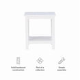 thumbnail image 3 of Linon Dalton End Table with Shelf and X Design on Sides in Antique White Wood, 3 of 11