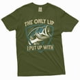 thumbnail image 5 of Men's Funny Fishing T-shirt Gift for Husband Tee Father's day Fisherman gifts from Wife Tee shirt (XX-Large Grey), 5 of 6