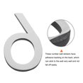 thumbnail image 4 of 3 Inch House Numbers 3D Number Mirror Wall Stickers Self-Adhesive for DIY Home Decoration Black Number 6, 4 of 5