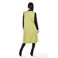 thumbnail image 3 of Chaleco largo tipo gamuza Roman Fashion /Juvenil, 3905 (Verde lima) verde lima Unitalla, 3 of 5