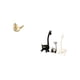 thumbnail image 5 of Figura de pájaros,Figura decorativa para el hogar,estatua de animal,Estatua de ciervo alce,Estatua de jirafa de cerámica,adorno moderno para decoración del hogar,Figuras de jirafas de, 5 of 8