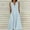 Sky Blue, variant on Dresses For Women Sevevn Women's Summer Casual Dress Gradual Sleeveless Neck V-Neck Long Dress