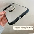 thumbnail image 5 of Bling Glitter Diamond Case for Google Pixel 7A, Women Girls Makeup Mirror Phone with Ring Holder Stand, Sparkle 3D Handmade Rhinestone Flexible TPU Bumper Cover,Silver, 5 of 11