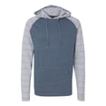 thumbnail image 1 of Jersey con capucha y mangas a rayas Burnside.B8127 - XXX-Large - Azul marino Burnside 8127, 1 of 1