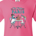 thumbnail image 4 of Inktastic Tea Time In Paris-Colorful French Poodles Youth T-Shirt, 4 of 5
