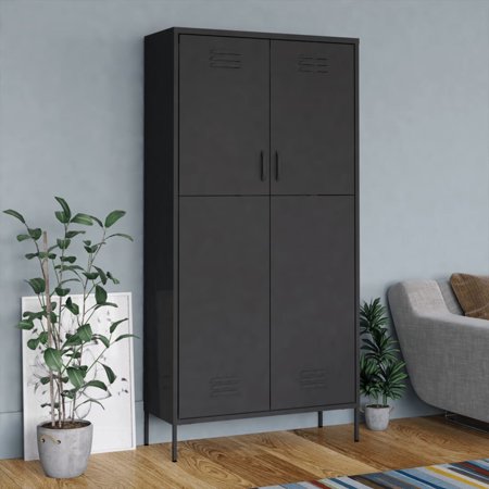 Eccomum Wardrobe Anthracite 35.4 x19.7 x70.9  Steel