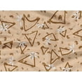thumbnail image 5 of oneOone Rayon Pale Orange Fabric Texture & Triangle Geometric Sewing Material Print Fabric By The Yard 56 Inch Wide, 5 of 5