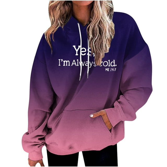 Huaizzzy Mode Femme Chandail à Capuche Uni avec Cordon de Serrage et Poche Veste à Capuche Zippée Longue Robe Femmes Chandail à Capuche Zippée Longue Automne Chandail à Capuche
