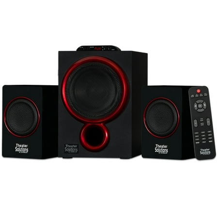 Theater Solutions TS212 Bluetooth 2.1 Computer, Gaming, Multimedia Speaker (Best 2.1 Home Theater Speaker System)