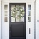 thumbnail image 2 of Rose Flower Eucalyptus Wreath Handmade Artificial Garland for Front Door Wall Wedding Party Home Decor Mother's Day Gift, 2 of 4