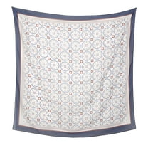 TELOLY Bandanas for Women,Cute Style Silk Bandana,Ladies Blue Bandana,Style3