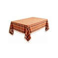 thumbnail image 2 of Christmas Plaid Tablecloth, Classic Tartan Checkered Table Cover with Elegant Drape Wrinkle Resistant Design and Reusable Holiday Style, Christmas Dinner Party Dining Table Restaurant Home Decor, 2 of 7