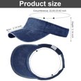 thumbnail image 3 of Outdoor Sports Vintage Sun Visor Hat Caps for Golf Baseball Tennis - Women and Men, 3 of 8