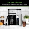 thumbnail image 3 of Braun MultiServe Plus 10- Cup Pod Free Drip Coffee Maker, 7 Brew Sizes/Hot & Cold Brew & Hot Water for Tea, KF9370SI, 3 of 5