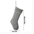thumbnail image 3 of HongHeng Clearance Under $2.00 Knitted Christmas Stockings 18 Inches Large Knitting Wool Christmas Decorations Candy Bag Holiday and Family Stocking for Fireplace Christmas Party Decoration, 3 of 6