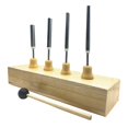 thumbnail image 4 of TISHITA 4 Pieces Testing Tuning Fork Yoga Tuner Forks for Classroom Use Repair Sound B, 4 of 8
