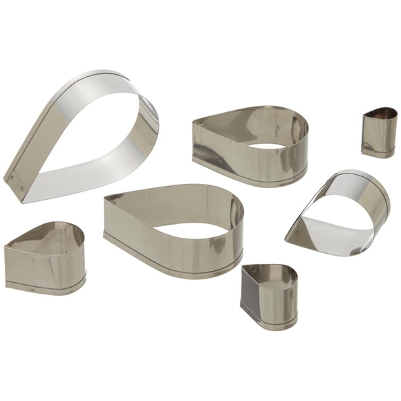Set de Cortadores de Gotas Ateco de Acero Inoxidable 1.5-7 cm