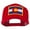 Red, variant on Colorado Western State Embroidered Patched Mesh Back Cap - Black OSFM