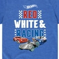 thumbnail image 3 of Hot Wheels - Red, White, and Racing  - Toddler And Youth Short Sleeve Graphic T-Shirt, 3 of 5