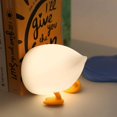 thumbnail image 4 of Lámpara de noche TANGJMXG pato recargable silicona blanco, 4 of 4