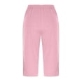 thumbnail image 5 of Delayuji Womens Capri Pant Loose Fit Casual High Waisted Lightweight Baggy Yoga Pants With Pockets Summer, 5 of 6