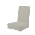 thumbnail image 1 of Kernel de maíz Cubiertas de silla dividida Funda protectora sólida Protector externo Estilo simple Estilo giratorio Funda para comedor gris plateado Noticed HA012477-10, 1 of 7