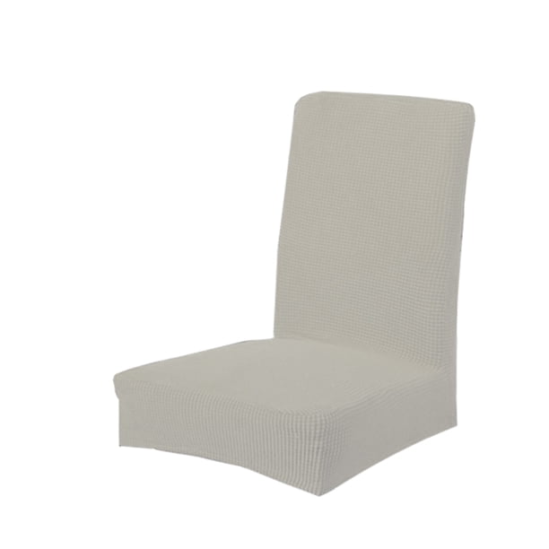 Naiovety 2 piezas de fundas para sillas divididas de grano de maíz, funda protectora sólida, Protector exterior, funda giratoria de estilo Simple para Decoración del hogar Gris-plata Naiovety HA012477-10