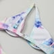thumbnail image 3 of Traje de baño para mujer, bikini de dos piezas con hombros descubiertos y soporte de acero, color liso, trajes de baño para mujer, conjuntos de bikini para mujer, trajes de baño de bikini para mujer, 3 of 6
