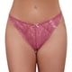 thumbnail image 1 of Gibobby Ropa interior bikini elástica para mujer Tanga encaje Sexy para mujer, pantalones en T con patrón transpirable hueco para mujer, bragas sin costuras con（Rojo， M), 1 of 5