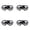 Clear 4PCS, variant on Dog Sunglasses Medium To Large Dog Transparent Goggles Windproof Pet Glasses With Elastic Straps Clear