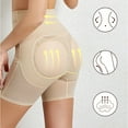 thumbnail image 2 of Elainilye Fashion Women's Shapewear Tummy Control High Waist Tight Belly Pants for Postpartum Fake Buttress Butt Lifting Pants,Beige, 2 of 9