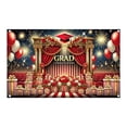 thumbnail image 2 of Danhjin Polyester Background Congrats Grad Backd Grad Backd Graduation Decorations Backd Backdrop, 2 of 6