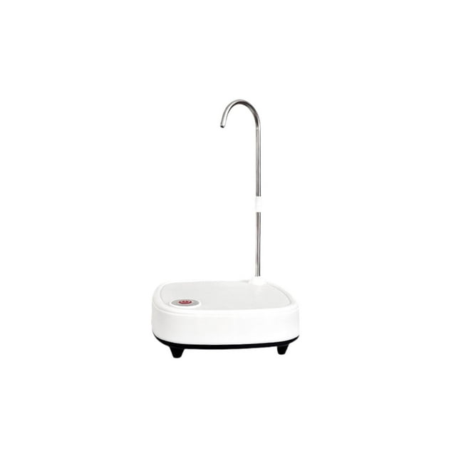 Luzkey Desktop Water Dispenser,Jug Pump,Compact,Rechargeable,Sturdy,Countertop Small Electric Water Pump for Bedside Outdoor Camping White