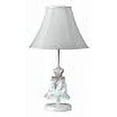 thumbnail image 2 of 21" Height Doll Skirt Lamp in White Finish-Color:White,Finish:Multi,Material:Fabric,Shape:Round Softback,Style:Juvenile,Wattage:60W, 2 of 2