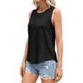 thumbnail image 5 of PRETTYGARDEN Womens Summer Tops Spring Fashion Sleeveless Tank Tops Casual Loose Fit Shirts Beach Vacation Clothes, 5 of 10