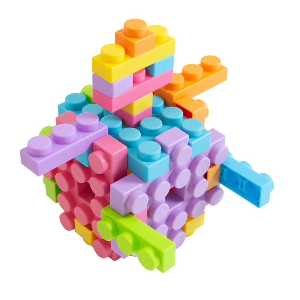 UNiPLAY Waffle Play Cube Blocks Small Cube, 6 Pcs