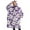 Purple Daisy Flower-1, variant on Oversized Wearable Blanket Hoodie,Orange Daisy Flower Smiley Faces Pattern Sherpa Blanket Hoodie with Super Pockets,Super Warm Fuzzy Pullover for Women & Men