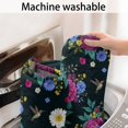 thumbnail image 5 of Pioneer Flower Floral Print Pattern Bathroom Rugs Mat, Non Slip Microfiber Bathroom Rug with Rubber Backing, Soft Mats for Bathroom Floor Tub Shower, 17"x30", 5 of 5