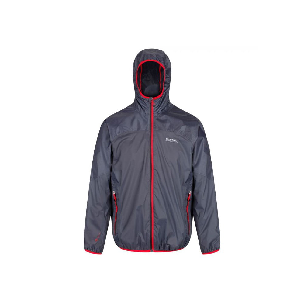 Regatta Mens Levin II Waterproof Reflective Jacket Zip Hooded Coat 