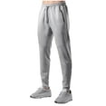 thumbnail image 2 of BXINGOHAI Men's Joggers with Zipper Pockets Winter Warm Pants Athletic Workout Gym Sweatpants for Men Today Sales S, 2 of 6